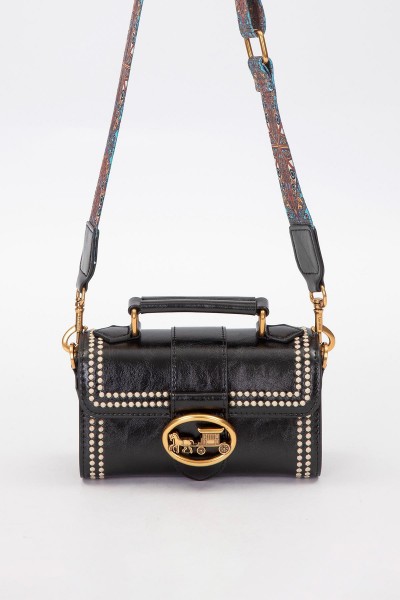 Siyah Benek Detay Omuz Çantası