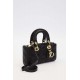 Siyah Zincir Askı Aksesuarlı El Çantası