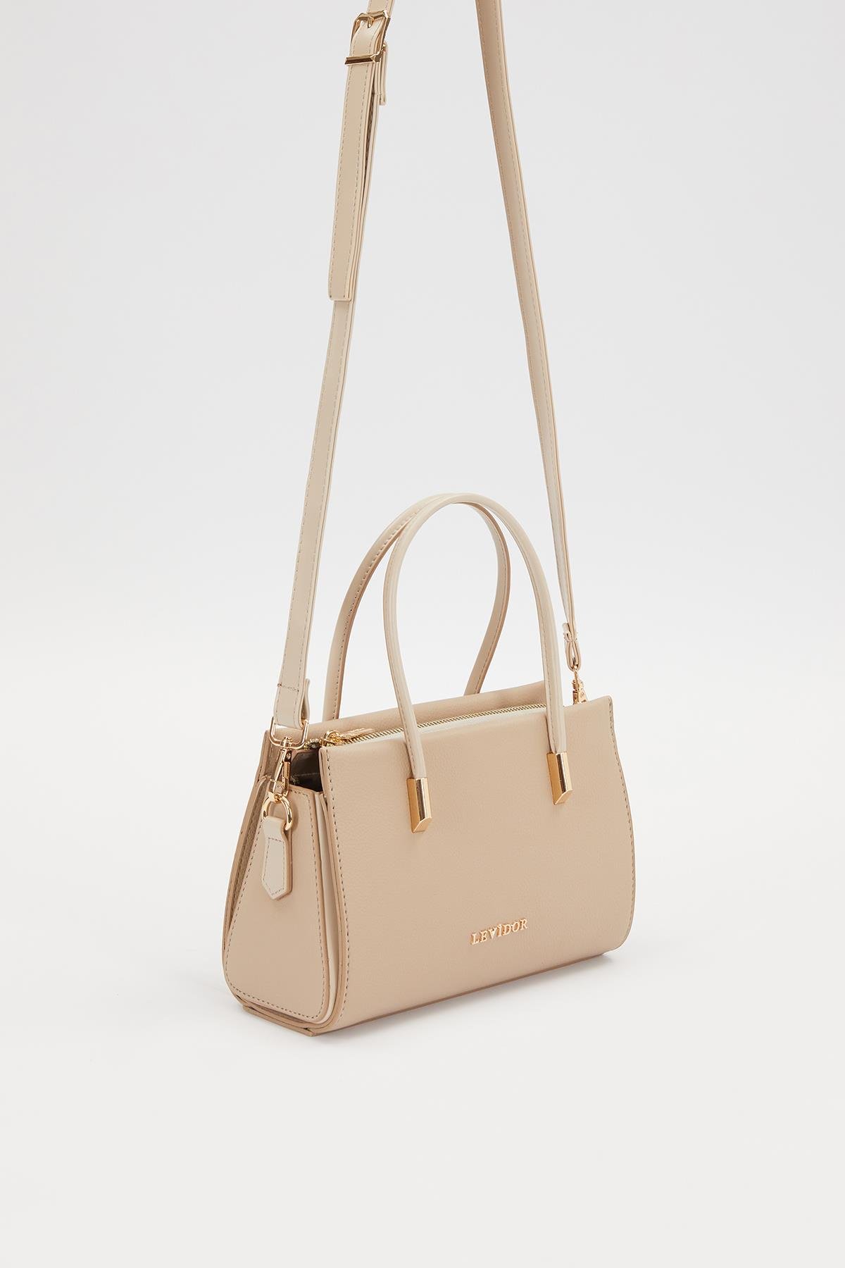 Vizon Gizli Cep Detaylı El Çantası