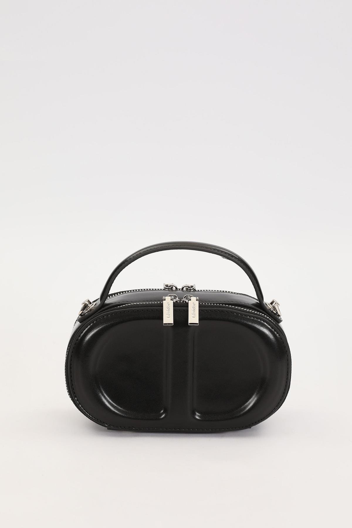 levidor sert iki cepli çanta