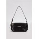 Siyah Kalp Aksesuar Detaylı Omuz Çantası