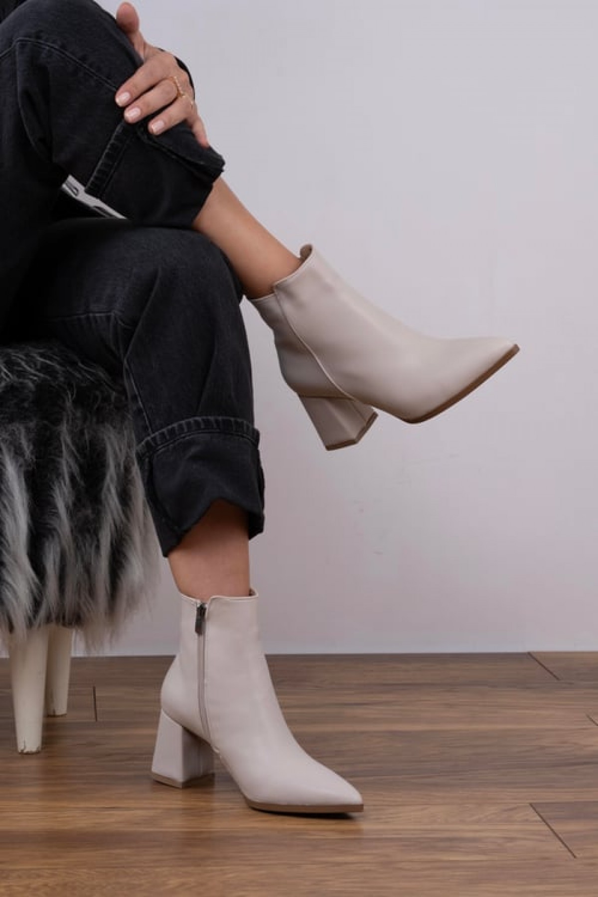 Parin Model Topuklu Bot Acı Kahve